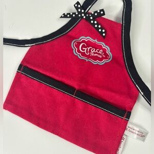 AMERICAN GIRL Grace Thomas 2015 GOTY Cooking Kitchen Apron Limited Edition Rare